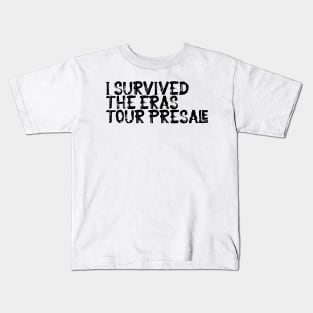 I Survived The Eras Tour Presale Kids T-Shirt